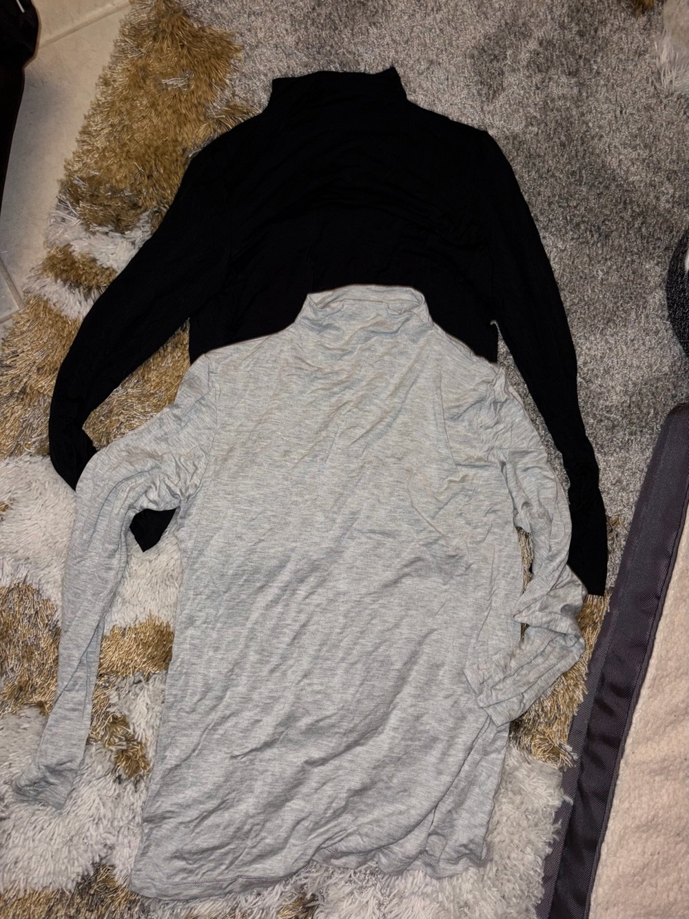 Christian Siriano mock turtlenecks size small set of 2